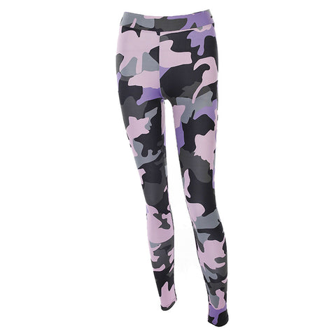 Women Hight Waist Pants Fitness Leggings Stretch Camouflage Fitness Exercise Pants Trouser pantalon mujer