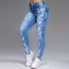 Women Hole Skinny Pencil Denim Jeans Autumn Woman Clothes Stretch Slim Fitness Pants Female Trousers Capri pants