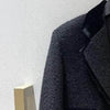Women Jacket Autumn and Winter Tweed Wool Suit Collar Empire-line Solid Color Blazers + Shorts
