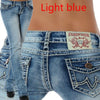 Women Jeans Femme Plus Size Slim Stretch Low Waist Female Blue Vintage Straight Denim Pants Lift Hip Ladies Trousers