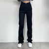 Women Jeans High Waist Clothes Wide Leg Denim Clothing Blue Streetwear Woman Trousers Vintage Harajuku Straight Pants