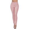 Women Jeans High Waist Stretch Jeans Skinny Slim Denim Pencil Pants Solid Color Casual Trousers Ladies Office Work
