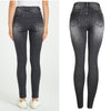 Women Jeans Slim Skinny Pencil Pants Elastic Trending Full Length Washed Black Color Denim Pants Female Trousers C3074