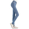 Women Jeans Solid Denim Skinny Pencil Pants For Girls Slim Mom Jeans Push Up Pants Trousers High Waist Jean Mujer Dunayskiy