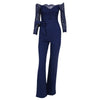 Women Jumpsuit Elegant Off shoulder Lace Rompers Jumpsuit Sexy Long Trousers Overalls Jumpsuits