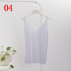 Women Knit Tank Top Sliver Thread Sexy V-neck Tops Vest Haut Fem Knitted Off White Blusa Camis for Women harajuku boho mujer