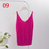 Women Knit Tank Top Sliver Thread Sexy V-neck Tops Vest Haut Fem Knitted Off White Blusa Camis for Women harajuku boho mujer