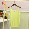 Women Knit Tank Top Sliver Thread Sexy V-neck Tops Vest Haut Fem Knitted Off White Blusa Camis for Women harajuku boho mujer
