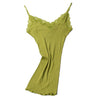 Women Lace Camis 70%Real Silk 30%Cotton Lace Camisoles Spandex knits Soft Basic shirt 2022 New Vest Solid colors