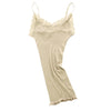 Women Lace Camis 70%Real Silk 30%Cotton Lace Camisoles Spandex knits Soft Basic shirt 2022 New Vest Solid colors