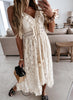 Women Lace Strap Dress Sleeveless V-neck Hollow Out White Sexy Beach Braid Tassel Long Dresses Party Evening Clothing Lady