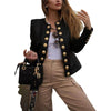 Women Ladies Button Long Sleeve Blazer Jacket Coat Outwear Short Coat Biker Casual Tops Blazer Long Sleeve Open Stitch Slim Coat