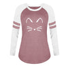 Women Ladies Cat Printing Shirt Long Sleevel Tops Blouse Casual girls animal pattern blouses women's clothing blusa feminina