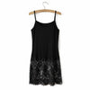 Women Lady Sexy Long Camis Casual Solid Black White Cotton Undershirt Camisole Top Summer New Underdress Fashion Tops 904-730