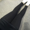 Women Leggings Plus Size Women Clothing Warm Autumn 2022 4xl 3xl Big Size High Waist Slim Knitted Legging Pants Legins Black XXl
