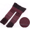 Women Leggings Winter Warm Thick Velvet Leggings Elastic High Waist Striped Christmas Pants Female Oversize Totem Trousers AB679