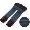 Women Leggings Winter Warm Thick Velvet Leggings Elastic High Waist Striped Christmas Pants Female Oversize Totem Trousers AB679