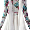 Women Long Chiffon Floral Sunscreen Ladies Cardigan Blouses Summer Beach Ladies Shirt Tops 2023