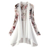 Women Long Chiffon Floral Sunscreen Ladies Cardigan Blouses Summer Beach Ladies Shirt Tops 2023
