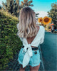 Women Long Sleeve Wrap Shirt Deep V Neck Backless Lace Up Blouse Crop Tops BacklessTank Crop Tops Vest Blouse T-Shirt