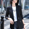 Women Loose College Solid Double-Breasted Sweet Korean Long Sleeve Simple Classic Outerwear Chic Slim Casual Tops