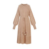 Women Loose Sweater Dress Autumn Winter Knitted Women Pullover Skirt Long Dress Round Neck Warm sweater Casual Midi Ladies Dress