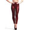 Women Mermaid Leggings Glitter Printed Legging Sexy Silm Fit Legings High Waist Elastic Women Pants