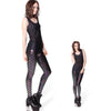 Women Mermaid Leggings Glitter Printed Legging Sexy Silm Fit Legings High Waist Elastic Women Pants