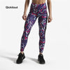 Women Mesh Pants Fitness Leggings Sporting Workout Leggings Elastic Trousers Slim Striped Printed Pants High Waist Leggings
