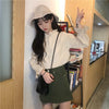 Women Stylish All-match Autumn White Solid Blouse Shirt Women Korean Style Long Sleeve Kawaii Casual Tops 11359