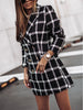 Women Office Lady Blazers Women Plus Size Clothing for Women Plaid Blazer Jacket Suit Office Lady  Suit Women Jacket Full 2022