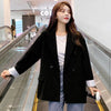 Women Office Lady Wear Suit Blazer Solid Casual Coat Jacket Long Sleeve Notched Collar Outwear Blazers