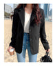 Women Office Lady Wear Suit Blazer Solid Casual Single Breasted Coat Jacket Long Sleeve Notched Collar Fishion Blazers