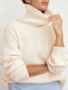 Women Oversize Sweater Black Turtleneck Long Sleeve Pullover Winter Loose Long Jumper Knitted Warm Sweaters for Women