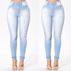 Women Pencil Stretch Casual Denim Skinny Jeans Pants High Waist Jeans Trousers