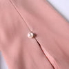 Women Pink Blazer Lapel Long Flare Sleeve Slim Fit Jacket Spring Summer 2023 Chic Office Ladies Tops With Belt