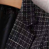 Women Plaid Blazers 2023 Long Sleeve Blazer Elegant Office Ladies Tops Casual Streetwear Spring Female Outerwear 5XL