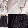 Women Plaid Blazers 2023 Long Sleeve Blazer Elegant Office Ladies Tops Casual Streetwear Spring Female Outerwear 5XL