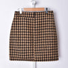 Women Plaid Skirt or Blazer Single Breasted Long Sleeve Double Pockets Suit Coat A-line Buttons Mini Skirts Office Lady Set New