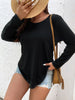 Women Plus Size 4XL Blouses Tops 2023 Summer Autumn Curvy Backless Long Sleeve Large Size Clothing Casual Oversized T-Shirts