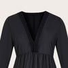 Women Plus Size 4XL Leopard Print Tunic Midi Shirt Dress 2023 Autumn Lace Long Sleeve Black Elegant Clothing Vestido