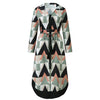 Women Plus Size Boho Maxi Dresses Holiday Style Feminino Print Casual Plus Size Ladies Dress Retro Female Print Long Dress
