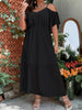 Women Plus Size Wedding Guest Maxi Dress 2023 Summer Autumn Long Elegant  Cocktail Black Party Dress Oversized Evening Clothing