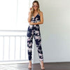 Women'S Casual Sleeveless Bodysuit Playsuit Party Jumpsuit Romper Long Off Shoulder Floral New Hot Trousers