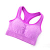 Women Seamless Racerback Padded Bras Fitness Stretch Workout Tank Tops