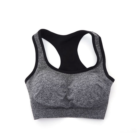 Women Seamless Racerback Padded Bras Fitness Stretch Workout Tank Tops