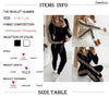 Women Set Sport Suit Tracksuit Outfit Long Sleeve Leopard Print Sweatshirt 2pcs