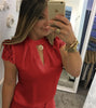 Women Sexy Blouses Summer Casual Hollow Chiffon Splice Lace Tops Blouse Plus Size Shirts Blusas Mujer De Moda