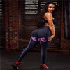 Women Sexy Bow Printed Fitness Leggings High Waist Push Up Legging Activewear Workout Black Leggings Stretch Leggins