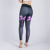 Women Sexy Bow Printed Fitness Leggings High Waist Push Up Legging Activewear Workout Stretch Leggins Black Leggings